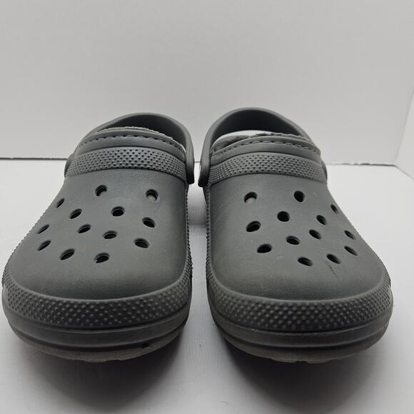 Crocs Classic Clogs Faux Fur Lined 203591 Mens Sz 7 Women's Sz 9 Dual Comfort - Picture 3 of 8